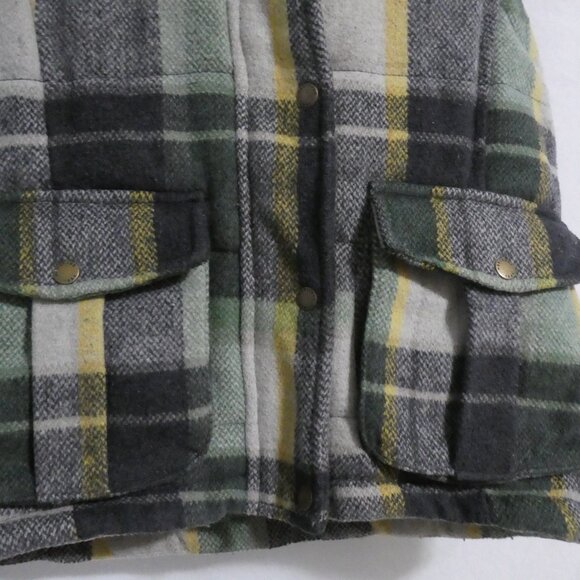 HERITAGE 1981 - An American Brand | medium | Plaid Vest | Removable Hoodie - Picture 8 of 16